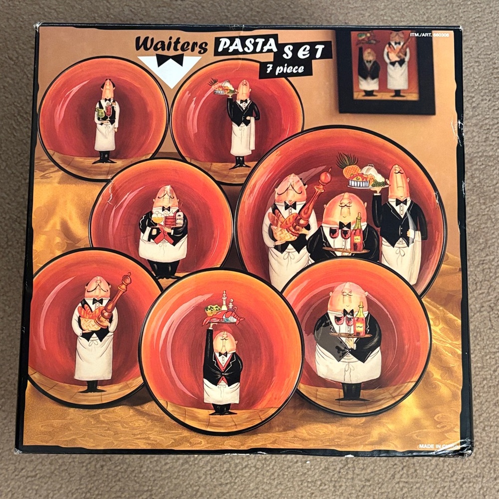 Waiters Pasta Set 7 Piece